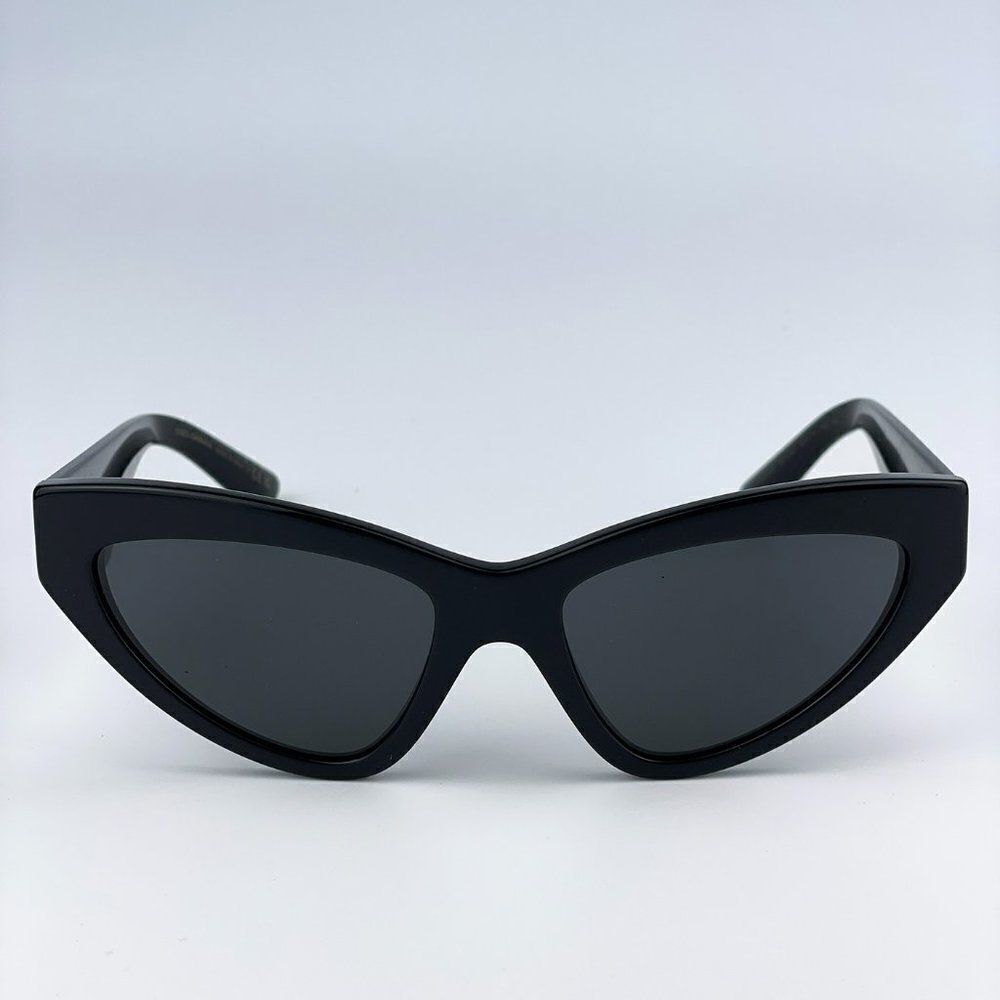 NEW D&G DG4439 501/87 Black Dark Grey Cat Eye Women Sunglasses